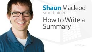 How to Write a Summary [upl. by Pollak]