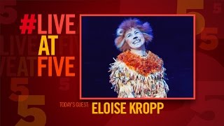 Broadwaycom LiveatFive with CATS Eloise Kropp [upl. by Aseneg437]