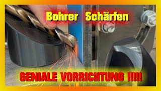 Bohrerschleifen leicht gemacht FreihandTechnik und ein geniale Vorrichtung🏆🏆 [upl. by Fanchet]