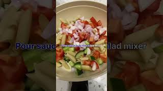 Creamy Vegetable Salad 🥗 shorts youtubeshorts saladrecipe vegetablesaladrecipe [upl. by Ainesey398]