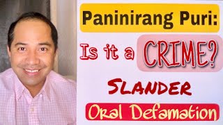 What is Slander or Oral Defamation [upl. by Hultin839]