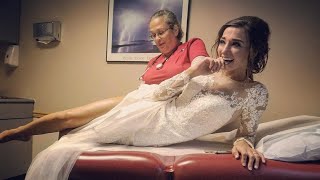 Bride Has Allergic Reaction to Flowers on Wedding Day [upl. by Moht]