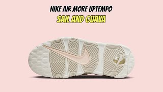 Nike Air More Uptempo Sail and Guava [upl. by Cora719]