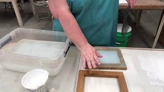 How to Make Handmade Paper with a Watermark [upl. by Atinoj]