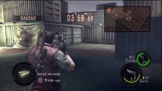 Resident Evil 5  Excella Gionne Chainsaw Death [upl. by Mad]