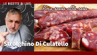 salame tipo strolghino di Culatello fatto in casa da un Norcino [upl. by Geer]