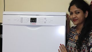 Bosch Dishwasher Review and Demo  How to wash Utensils in Dishwasher  Dishwasher Demo [upl. by Eissalc669]