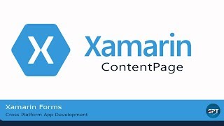 Content Page Xamarin FormsXamarin Forms in hindi [upl. by Ellennad]