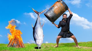 Barrel Fish Recipe  പാട്ടയിൽ ചുട്ട മീൻ  M4 Tech [upl. by Eynahpets]