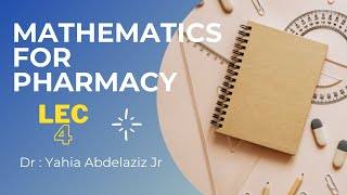 محاضرة 4 رياضايات صيدلة  تفاضل الدوال  Differentiation of Function [upl. by Nnayllas]