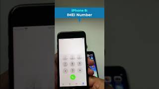 3 How to check the quotIMEI Numberquot of an iPhone 8 iphone smartphone [upl. by Norvell]