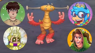 as reações do Molamovedor de Ateliê Etéreo dos YouTubers🇧🇷 My Singing Monsters [upl. by Suzetta159]