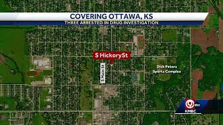 Ottawa Kansas police arrest three in drug investigation seven children taken into protective c [upl. by Almeria]