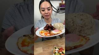 Garlic rice for breakfast to wake you up Filipino styled breakfast called Longsilog breakfast [upl. by Prue]