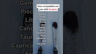 How compatible are you with Scorpio zodiacsigns astrology zodiac [upl. by Biddle]