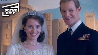 The Wedding of Princess Elizabeth and Prince Philip  The Crown Claire Foy Matt Smith [upl. by Viehmann738]