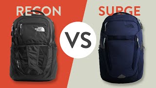 North Face Recon vs Surge  Whats the Difference [upl. by Adnima806]