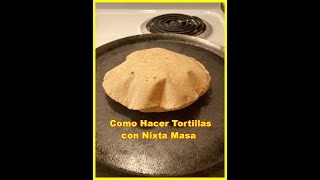 Como Hacer Tortillas con Nixta Masa minireceta recetascortas Shortrecipes shorts [upl. by Tnarg796]