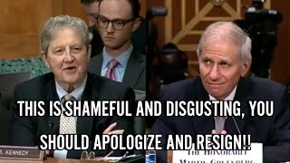 SENATOR KENNEDY RUTHLESSLY GRILLS FDIC CHAIR ON INCOMPETENCY AND WORK MISCONDUCT [upl. by Azeel]