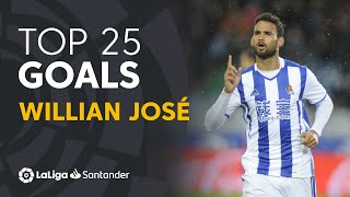 TOP 25 GOALS Willian José en LaLiga Santander [upl. by Acisej]