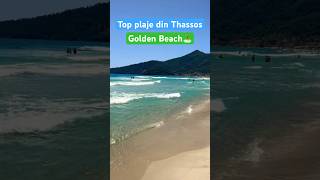 Top plaje din Thassos  Golden Beach🏝️ 2hoinari grecia thassos [upl. by Tabb]