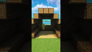 Minecraft Tree Trunk House🏠 shorts [upl. by Elazaro]