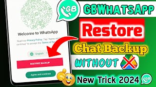 GBWhatsApp Chat Backup Restore 2024  GBWhatsApp Chat BackupRestore  GBWhatsApp Old Data Recovery [upl. by Danialah647]