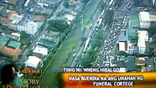 Cory Aquino Funeral March Video August 5 2009 Part 1 [upl. by Thirion]