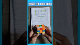 Cube solve magic trickshorts ytshorts [upl. by Latin840]