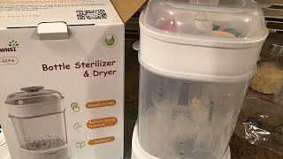 Grownsy Bottle Sterilizer and Dryer Review [upl. by Thais35]