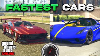 Top 10 FASTEST CARS in GTA 5 Online UPDATED 2023 [upl. by Merari]