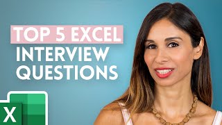 5 Excel INTERVIEW Questions You NEED to Get RIGHT [upl. by Nitneuq]