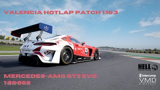 Valencia Hotlap  MercedesAMG EVO GT3  Assetto Corsa Competizione  v1103  129892 [upl. by Einre]