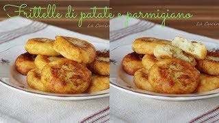 Frittelle di patate e parmigiano  Morbide e saporite [upl. by Amery]