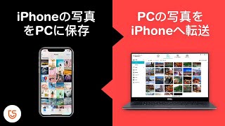 iPhoneの写真をパソコンに保存する方法・パソコン からiPhoneに写真を入れる方法 [upl. by Euqcaj419]