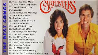 The Carpenters Greatest Hits Ever  The Very Best Of Carpenters Songs Playlist [upl. by Huai]