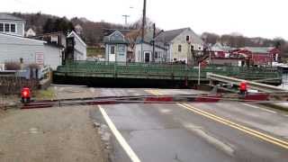 South Bristol Maine Swing Bridge opening and closing [upl. by Cecily697]