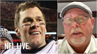 Bruce Arians explains how the Bucs got Tom Brady  NFL Live [upl. by Euqinim351]