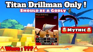 Titan Drillman only VS Endless mode   UPDATE🔥  Toilet Legacy Defense  Episode 3 [upl. by Khudari]