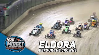 HIGHLIGHTS USAC NOS Energy Drink National Midgets  Eldora Speedway  4Crown  September 22 2023 [upl. by Einaeg]