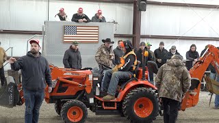 TRACTOR AUCTION WATCH THEM SELL GUESS the PRICE 45 Used Compact Tractors [upl. by Eceinej]