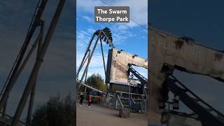 The Swarm  First UK Wing Coaster  Thorpe Park Shorts [upl. by Yenitsed]