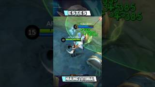 ESTES HEALING TUTORIAL AND BUILD mlbb shorts estes [upl. by Htennaj]