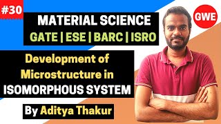 Development of Microstructure in Isomorphous Alloys  Lever Rule  Material Science  Aditya Thakur [upl. by Matilde627]