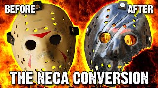 The NECA to Savini Jason Mask Conversion DIY [upl. by Neros977]