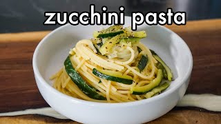 Zucchini and Anchovy Pasta [upl. by Vaas627]