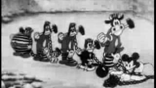 Mickey Mouse  The Chain Gang  1930 [upl. by Rea]