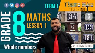 Gr8 Maths  Term1 Lesson1  Whole numbers [upl. by Reviere621]