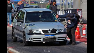 Gol G3 19 Turbo Forjado  5a Etapa Racha Interlagos 2024 [upl. by Annayt]