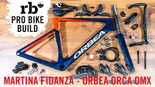 Dream Build I Orbea Orca OMX 2023 I Martina Fidanza I Team CeratizitWNT I Shimano DuraAce 12Speed [upl. by Wahlstrom614]